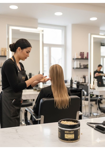 Exellent Professıonal Gold Pearl Hair Protein