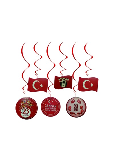 23 Nisan Çoçuk Bayramı Sarkıt Uzar Süs Milli Egemenlik Bayramı Okul Sınıf Süsleri 23 Nisan Dekor