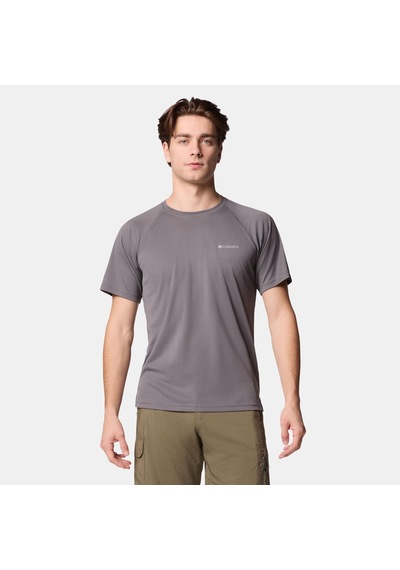 Columbia Ao0944 Alpine Chill Pro Ss Crew Erkek T-shirt-31744 Koyu Gri