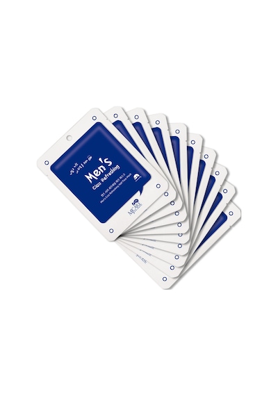Mjcare Men's Cica Refreshing Mask 10'lu - Erkeklere Özel Canlandırıcı Yarım Yüz Maskesi