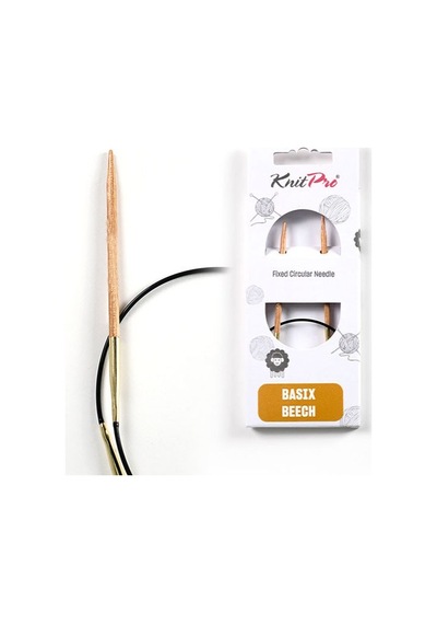 Knitpro Basix Beech Fixed C.n 100cm 3.75mm 35618