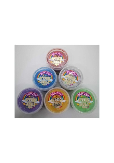 Yumtoys Gold Serisi Slaym - Hazır Slime 6'lı Tüm Renkler 140x6 Gr Sarı