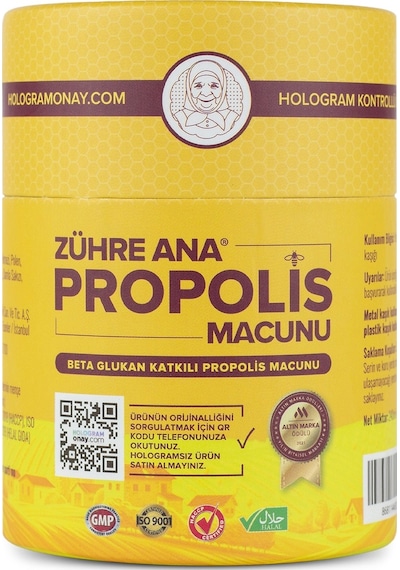 Zühre Ana Propolis Macunu - Beta Glukan ve Ginseng Katkılı