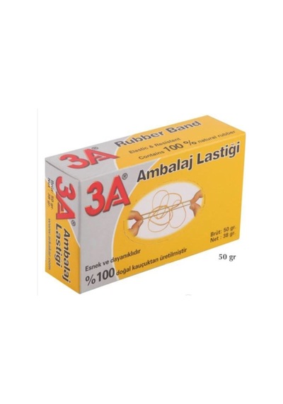 3a Ambalaj Lastiği Karton Kutu 50 Gr