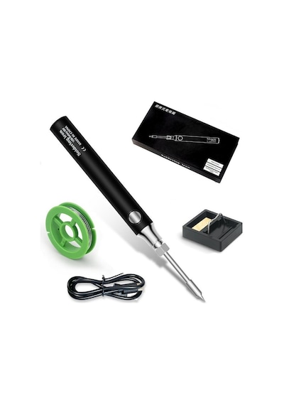Valkyrie Şarjlı Kablosuz Lehim Makinası - 5 Saniyede Isınma - 30 Dakika Kullanım - Usb Type-c Şarj - 3 Farklı Isı Modu - 450 Derece