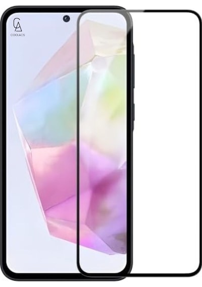 Samsung Galaxy A35 Uyumlu Köşe Dolgulu Anti Shock Telefon Kılıfı Ve 5d Kırılmaz Cam Ekran Koruyucu