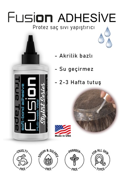 True Tape Fusion Protez Saç Likid Yapıştırıcı 3.4 Fl Oz 100ml