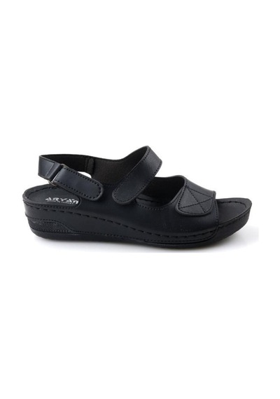 Aryan 02-010 Orto Pedik Kadın Günlük Sandalet Siyah