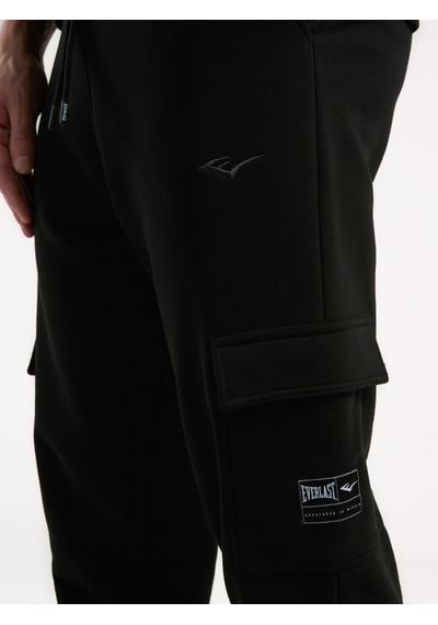 Ever Essentials Regular Siyah Erkek Kargo Cepli Jogger Siyah