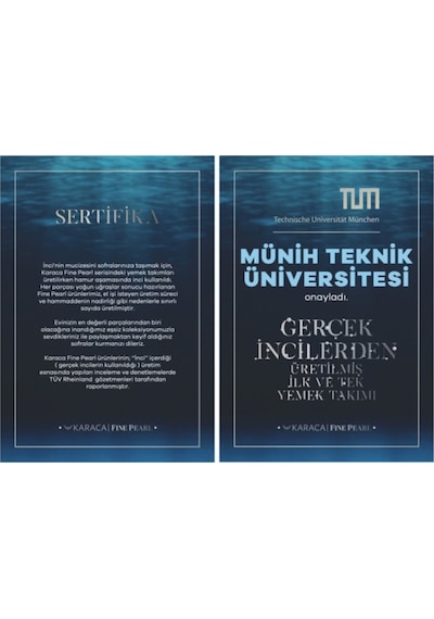 Karaca  Fine Pearl Valentina 26 Parça 6 Kişilik Kare İnci Kahvaltı/Servis Takımı