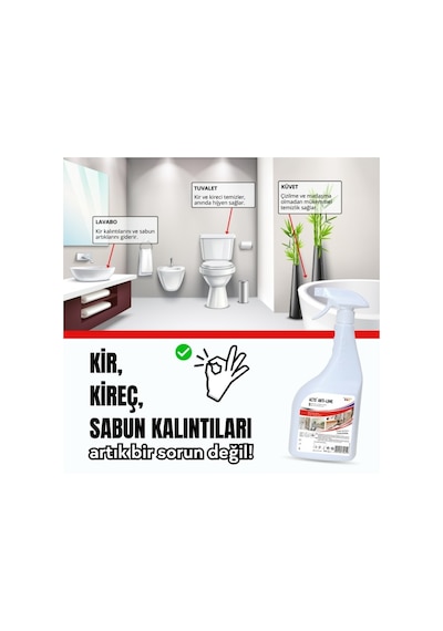 Acto Antı Lıme 750 Ml Kir Ve Kireç Sökücü