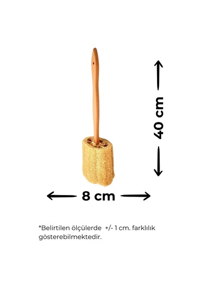 Doğal Kabak Lifi 4'lü Banyo Hamam Kese Seti Yüz + Vücud + Sırt Set3