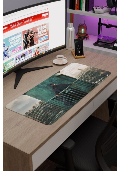Lupin V1 70x30 Xl Gaming Kauçuk Kaymaz Taban Mouse Pad Fare Altlığı