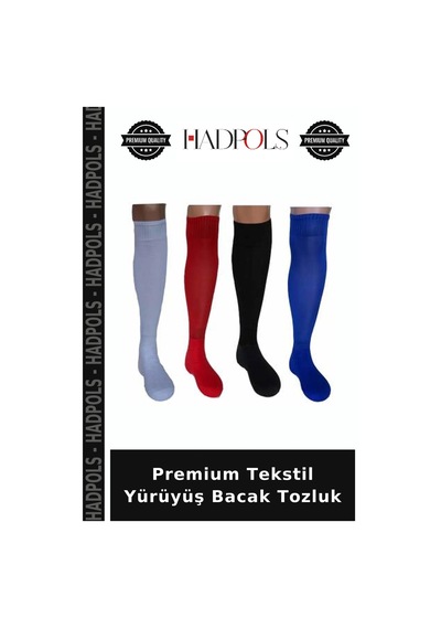 Premium Tekstil Yürüyüş Bacak Tozluk Çok Renkli