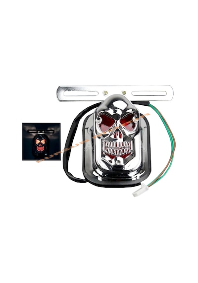 Motosiklet Chopper Kuru Kafa Arka Stop Modifiye