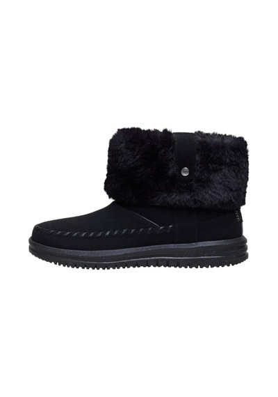 Camden Cuff Classic Cozy Siyah Kadın Bot-10839 Siyah
