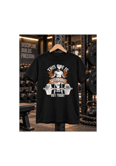 Segungear Garage Made Erkek Regular Fit Baskılı Spor Tişört Haki - 931511335 Haki