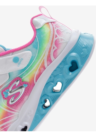 Skechers Flutter Heart Lights - Groovy Swirl Büyük Kız Çocuk Beyaz Işıklı Spor Ayakkabı 303253l Wmlt Beyaz Skechers Flutter Heart Lights - Groovy Swirl Büyük Kız Çocuk Beyaz Işıklı Spor Ayakkabı 303253l Wmlt Beyaz