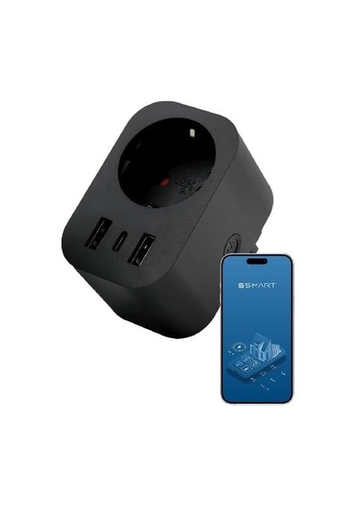 Akıllı Wi-fi Priz Usb Type-c Akım Korumalı Uzaktan Kontrol