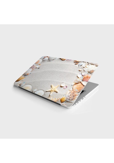 Laptop Sticker Bilgisayar Notebook Pc Kaplama Etiketi Deniz Kabukları