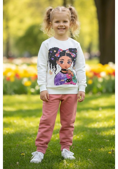 Emila Kids Kız Çocuk Gul Kurusu Baskılı Pijama Takımı - 28108-gul-kurusu Açık Gül Kurusu Emila Kids Kız Çocuk Gul Kurusu Baskılı Pijama Takımı - 28108-gul-kurusu Açık Gül Kurusu
