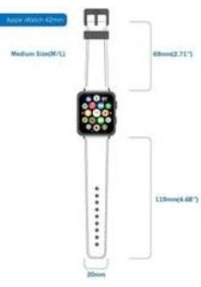 Apple Watch Uyumlu Deri Kordon 42-44-45mm Ark Rst1