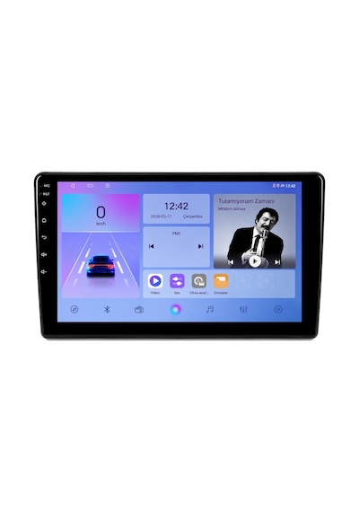 Toyota Auris 2007-2012 Android Multimedya Carplay Android Auto Navigasyon Kameralı 8gb Ram 128gb 9"