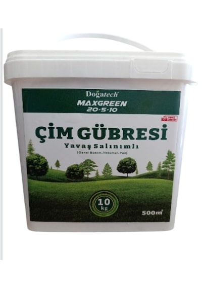 Maxgreen 20-5-10 Granül Yavaş Salınım Çim Gübresi 10 Kg