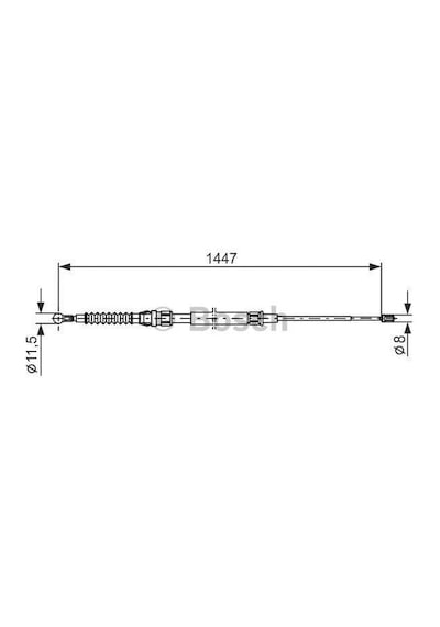 BOSCH 1987477958 Fren Teli Sol. 1447 Mm