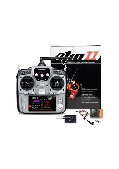 Radiolink AT10 II Radio Kontrol Uzaktan Kumanda &R12DS Alıcı + PR