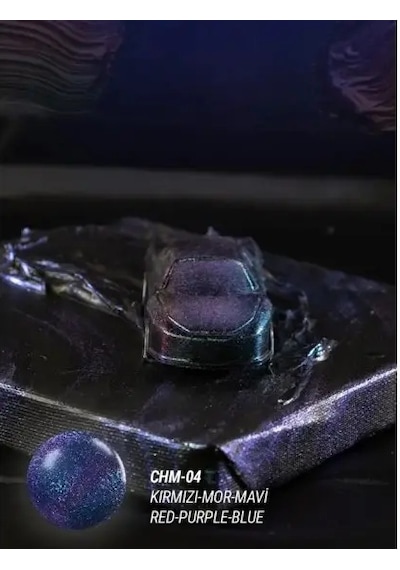 Cadence Chameleon Renk Değiştiren Metalik Boya 30ml Chm04 Kırmızı-mor-mavi Karışık