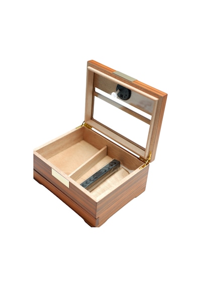 Premiumquality Quito Kahverengi Sedir Humidor Puro Kutusu - Tr9631