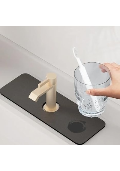 Su Emici Sihirli Lavabo Kenar Matı 38x13cm Çok Renkli