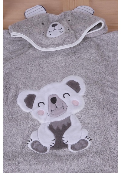 Baveno Pamuk Yuvarlak Koala Çocuk Banyo&Plaj Panço Havlu