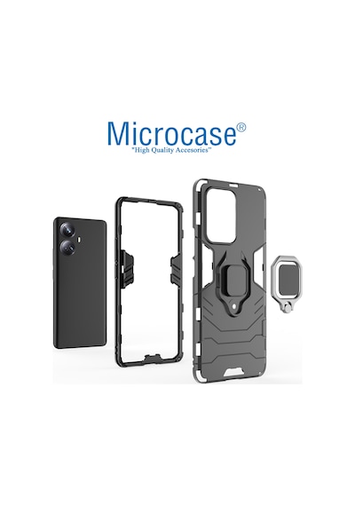 Realme 10 Pro + Batman Serisi Yüzük Standlı Armor Kılıf - Al3349 Realme 10 Pro + Batman Serisi Yüzük Standlı Armor Kılıf - Al3349