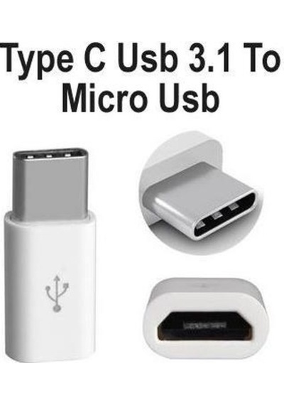 OTG TYPE-C ERKEK TO MİCRO USB DİŞİ ÇEVİRİCİ DÖNÜŞTÜRÜCÜ