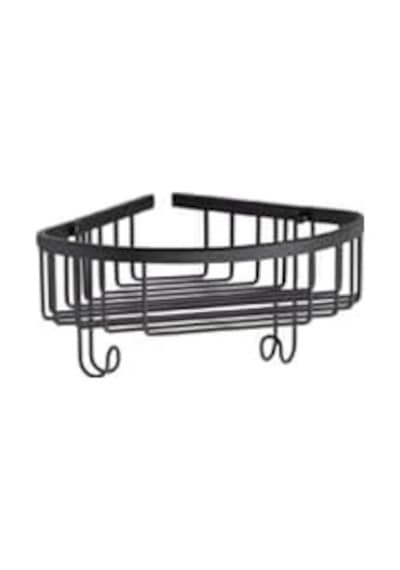 Banyo Duş Raf Sistemi Siyah Renk 127x196x250 Mm 7/8 Yaş