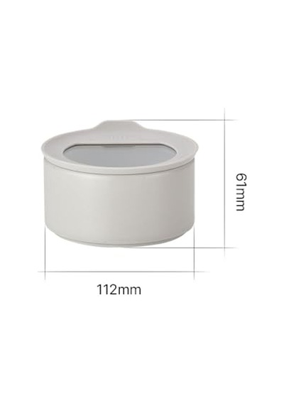 Fika One Seramik Saklama Kabı Buz Beyaz 420 Ml D- D-neone042-01 Diğer