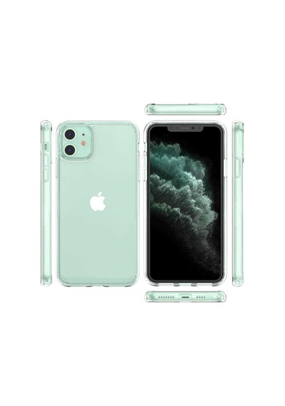 Apple Uyumlu iPhone 11 Kilif Korumali Zirhli Seffaf Coss Silikon 407265970