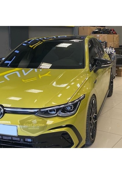 Vw Golf 8 2019 Sonrası Uyumlu Batman Yarasa Ayna Kapağı Piano Black ABS Plastik (00) (ŞüsCarOto Aksesuar)