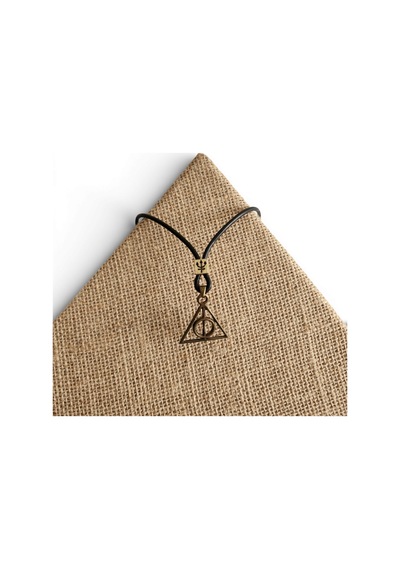 Ölüm Yadigarları Deathly Hallows Kolye Siyah