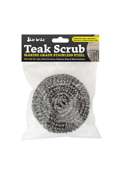 Starbrite - Tik Ovma Teli ''magic Scrub'' Paslanmaz Çelik : Tik Ahşaplardaki İnatçı Kir Ve Küflere Karşı Profesyonel Çözüm
