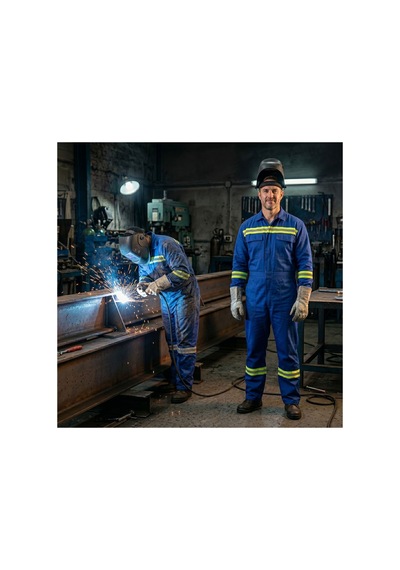 Busan Supply Isı, Alev Ve Kaynak Sıçramalarına Karşı Koruyucu Tulum