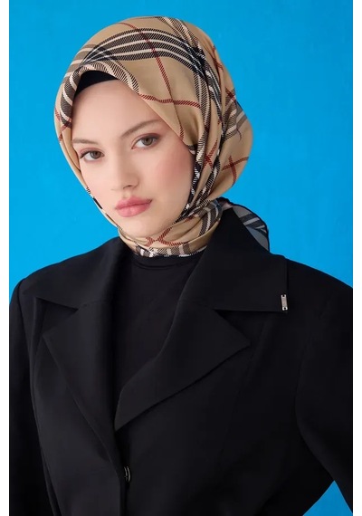 Belli Twill İpek Eşarp 25ya4122-83 Çok Renkli