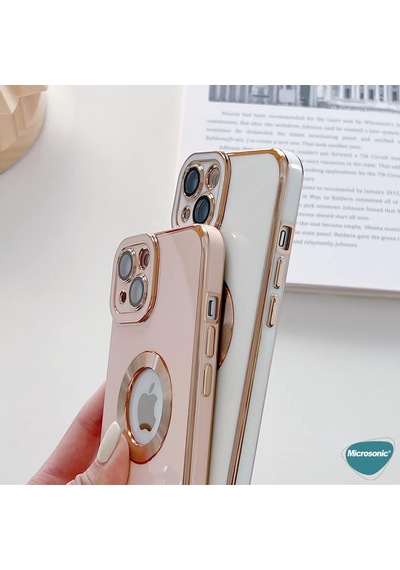 Apple İphone 13 Pro İçin Kılıf Flash Stamp Siyah İphone 13 Pro İle Uyumlu Kılıf - Siyah