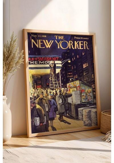 The New Yorker Çerçeveli Tablo November 22 1958