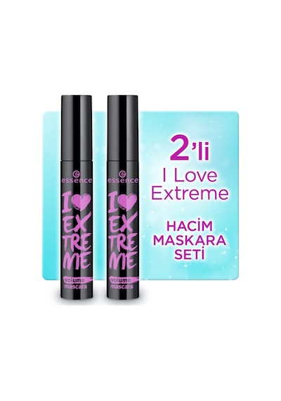 Essence Extreme Crazy Hacim Maskara 2'Li