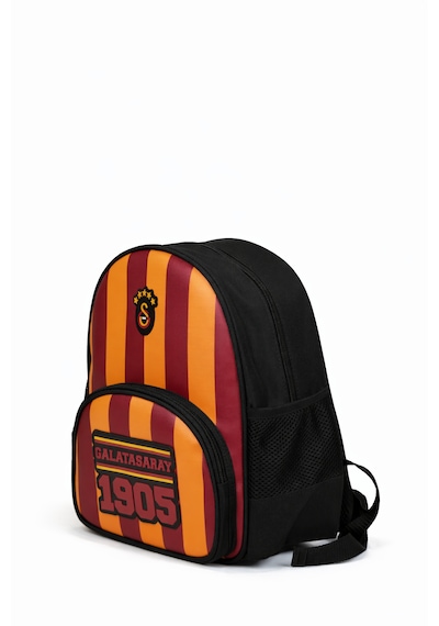 Galatasaray Lisanslı Logo Baskılı Anaokulu Çantası - Sarı Kırmızı 2 Bölmeli Sırt Çantası Sarı - Kırmızı - Siyah