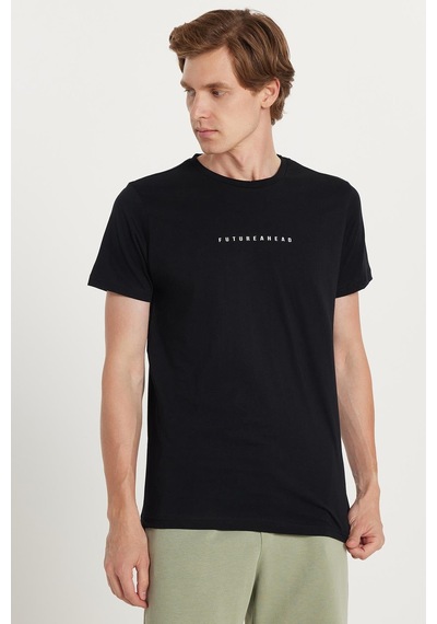 Tudors Erkek Slim Fit Dar Kesim %100 Pamuk Yumuşak Dokulu Baskılı Siyah Bisiklet Yaka Tişört-33171 SIYAH Tudors Erkek Slim Fit Dar Kesim %100 Pamuk Yumuşak Dokulu Baskılı Siyah Bisiklet Yaka Tişört-33171 SIYAH
