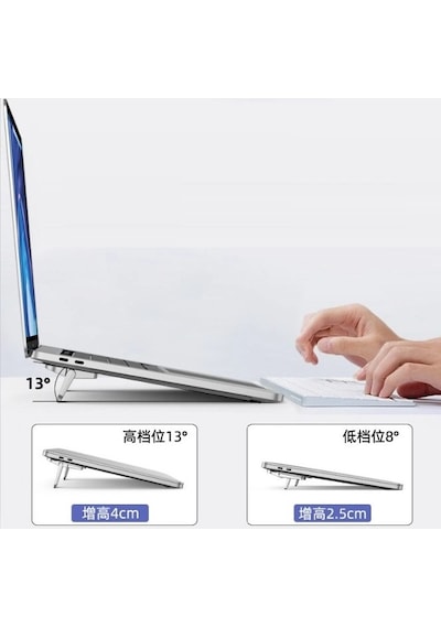 Laptop Standı 2 Kademeli Yükseltme Ayarlı - 2 Adet Çok Renkli